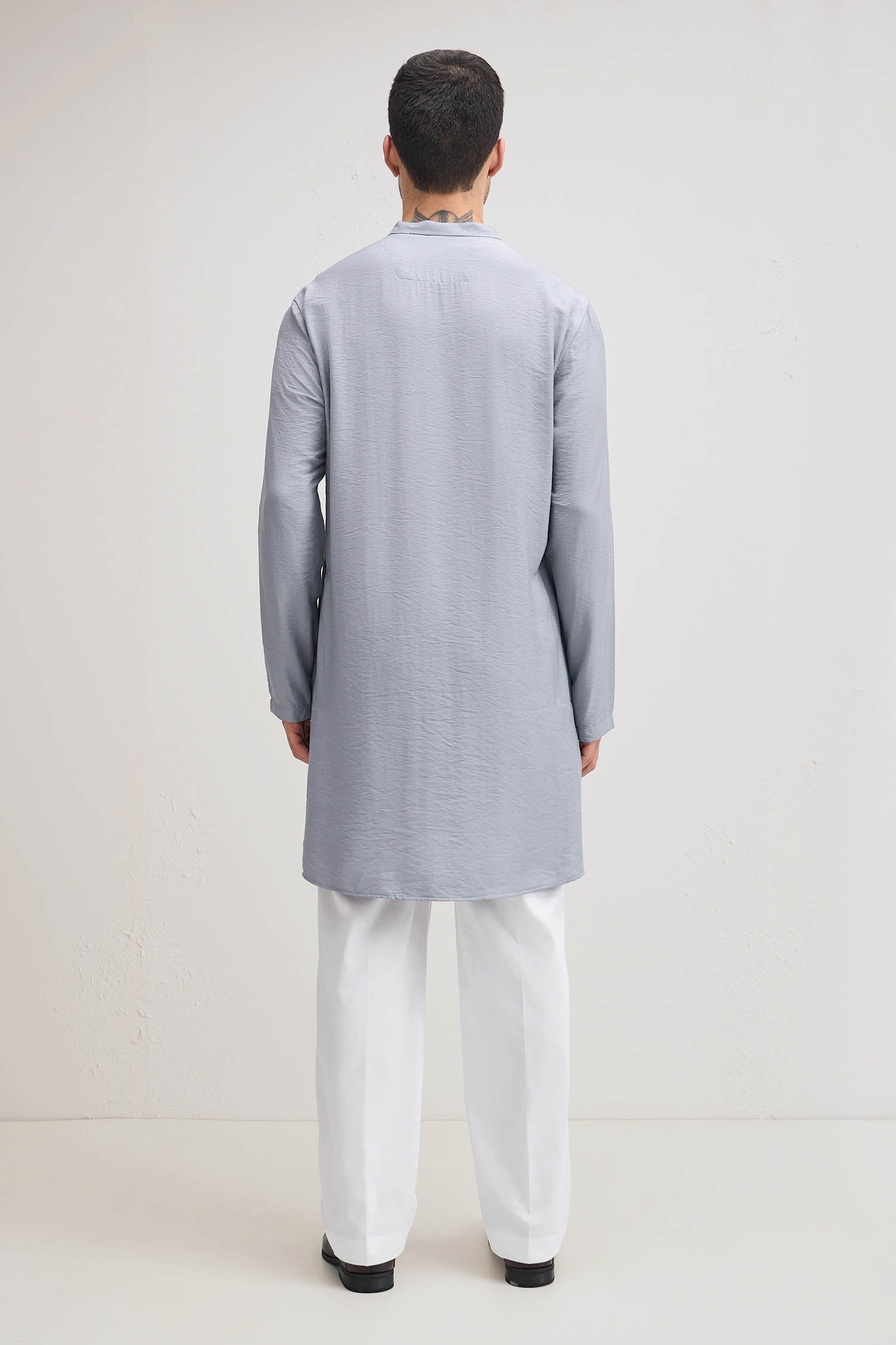 Cool-e-khass Kurta - Cool Grey
