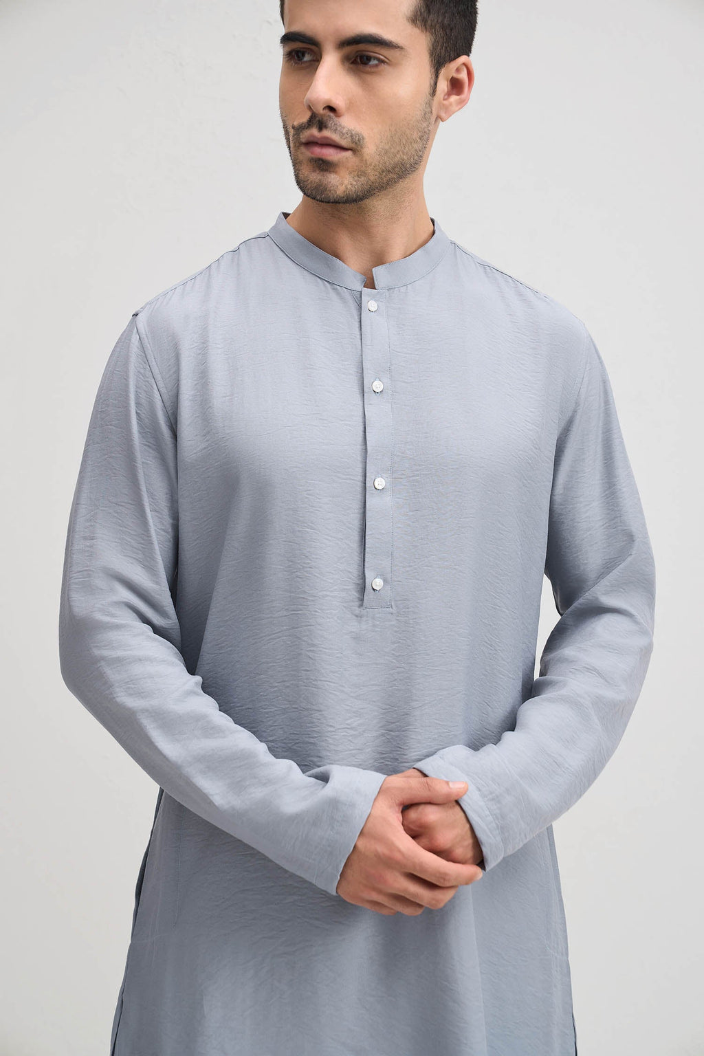 Cool-e-khass Kurta - Cool Grey