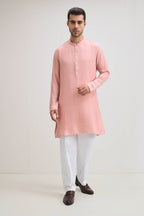 Gulab-e-basanti Kurta - Salmon Pink