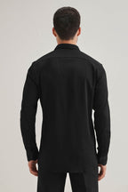 Bobcat - Hand Embroidered Designer Shirt - Black