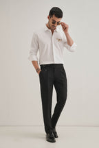 Wasp Hand Embroidered Designer Shirt -White