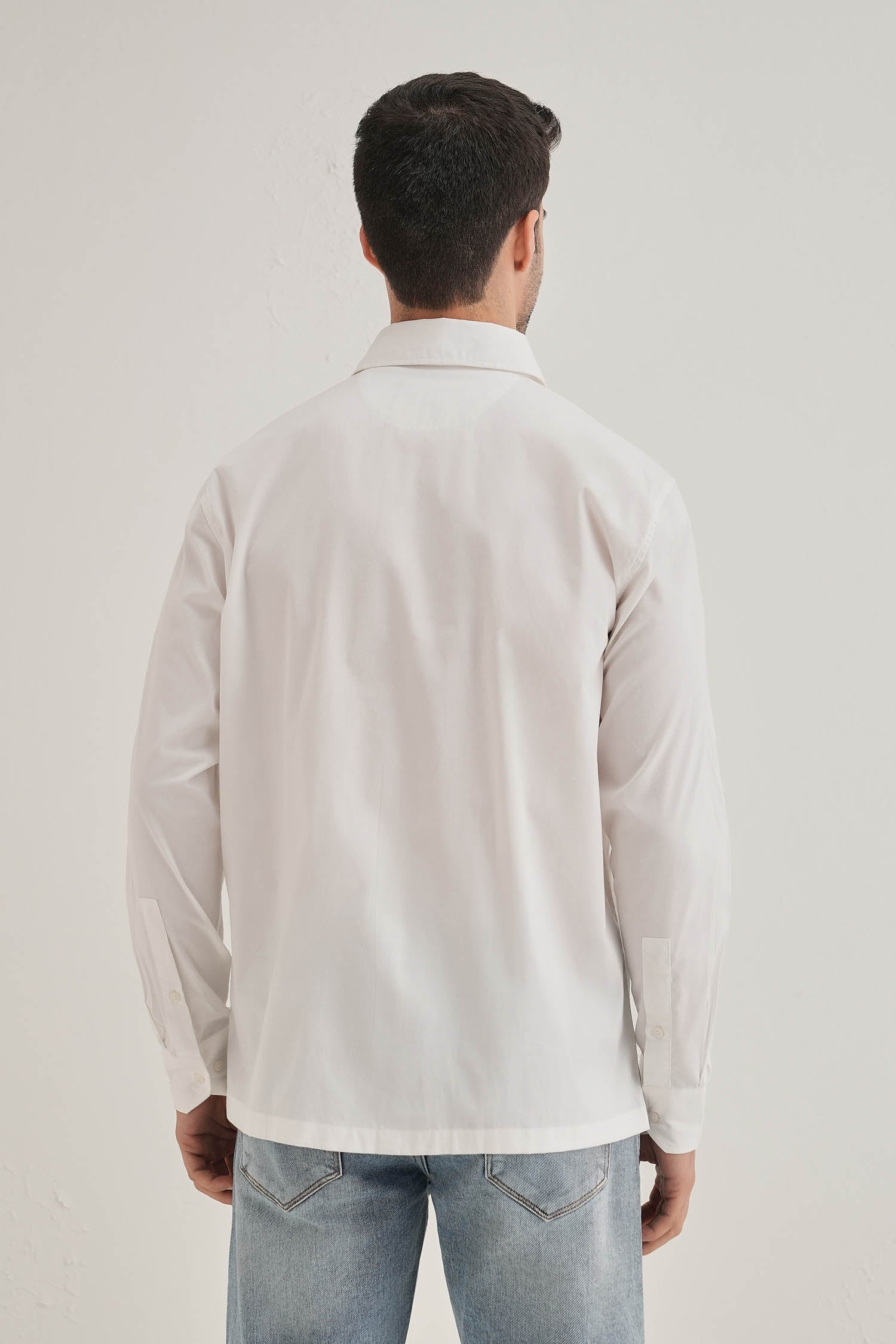 Goofy Hand Embroidered Designer Shirt - White