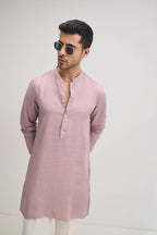 Irish Linen Kurta - Dusky Pink