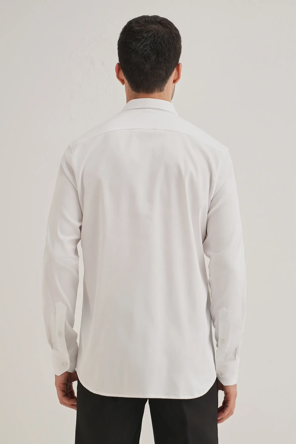Lips - Hand Embroidered Designer Shirt - White