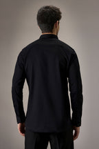 Bikini - Hand Embroidered Designer Shirt - Black