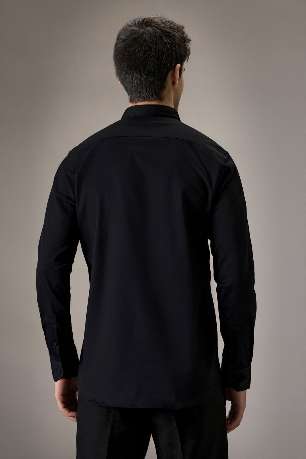 Bikini - Hand Embroidered Designer Shirt - Black