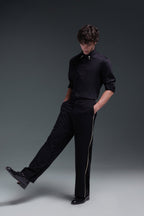 Glisten(Rhinestones) - Hand Embroidered Designer Trouser
