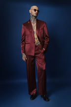 Tuxedo- Cherry Red / Relaxed Fit