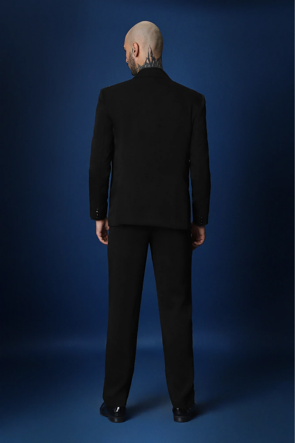 Dragonflies Hand Embroidered Tuxedo - Black