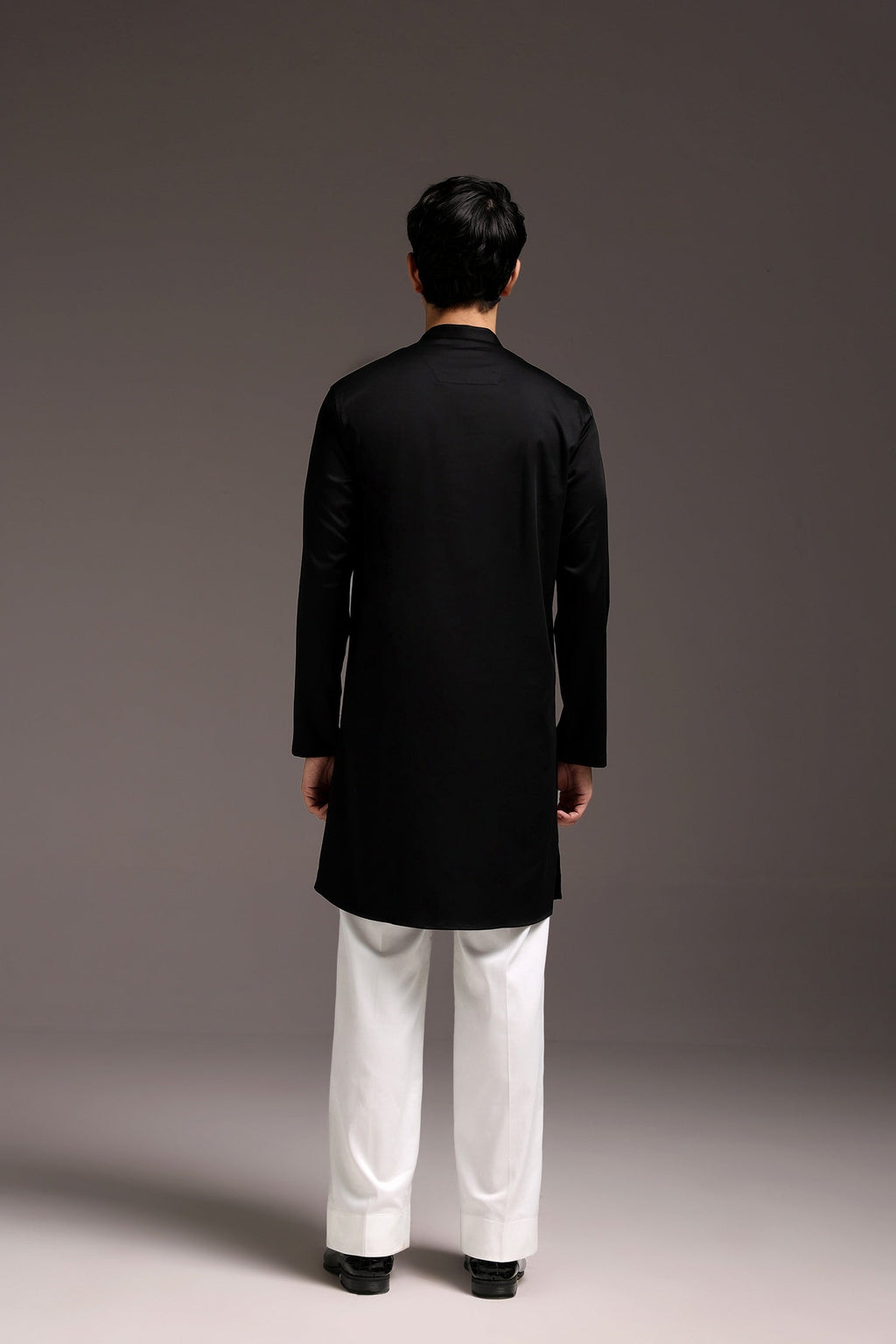 Nandi(Bull) - Hand Embroidered Designer Kurta - Black