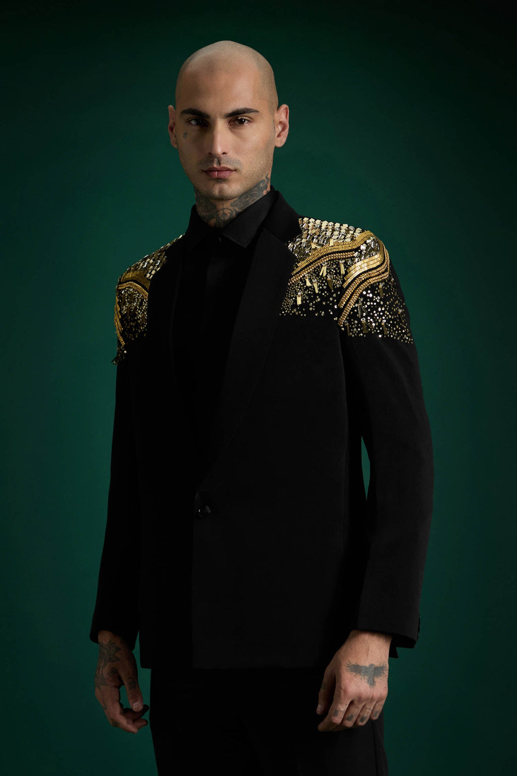 Majesty - Hand Embroidered Designer Tuxedo