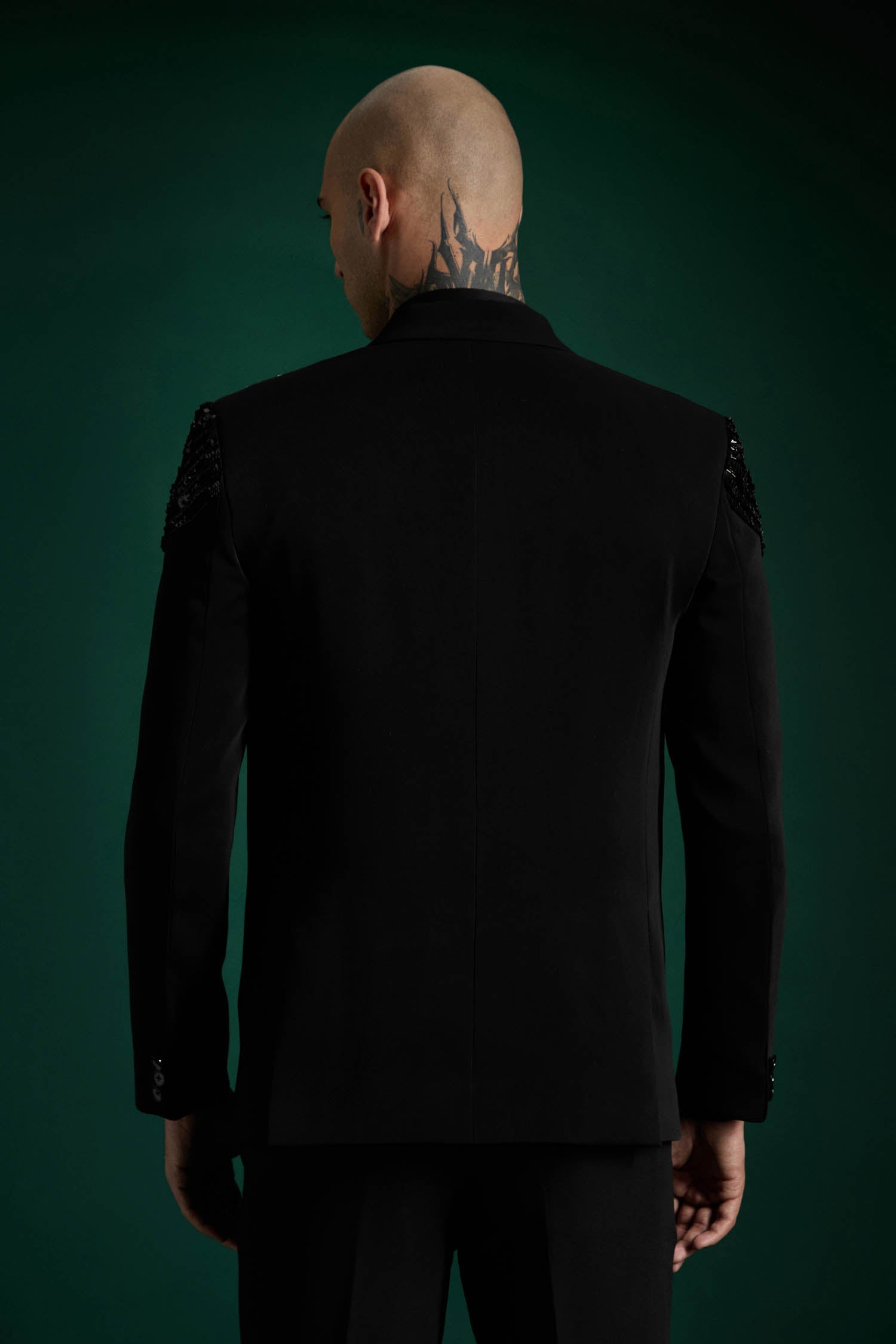 Silver Gild - Hand Embroidered Designer Tuxedo