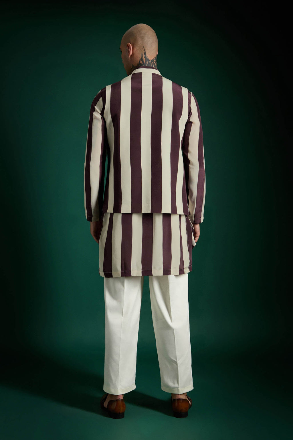 Crest- Hand Embroidered Designer Kurta Bundi