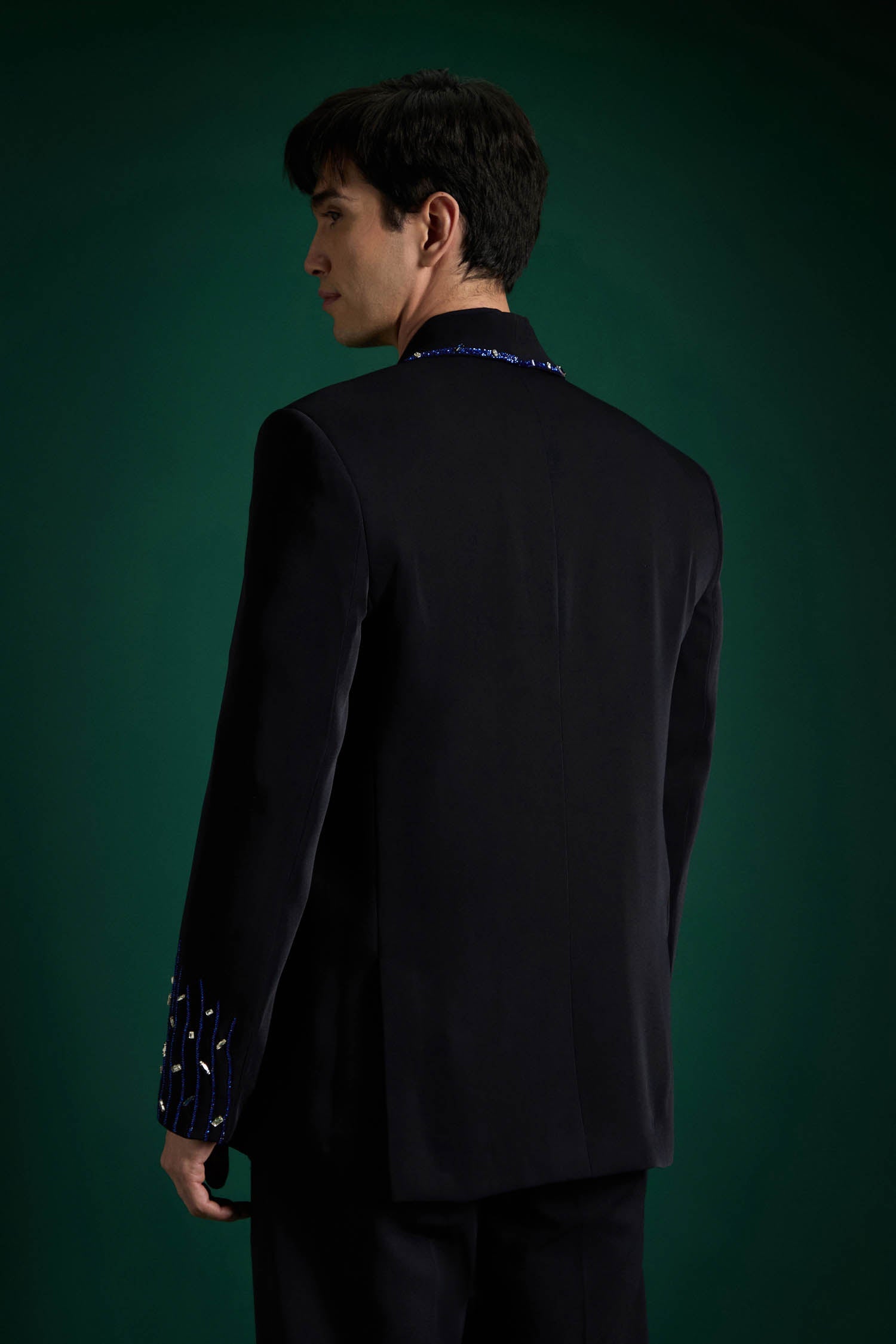 Still Crown - Hand Embroidered Designer Tuxedo