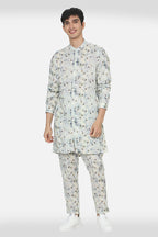 Light Green Printed Kurta Set