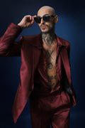 Tuxedo- Cherry Red / Relaxed Fit
