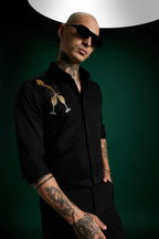 The Champagne Shirt - Black