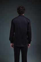 Winglet - Hand Embroidered Designer Shirt - Black