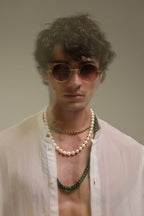 Organza Designer Kurta - Ecru White