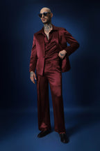 Tuxedo- Cherry Red / Relaxed Fit