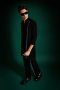 Echelon - Designer Kurta Set - Black