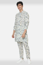 Light Green Printed Kurta Set