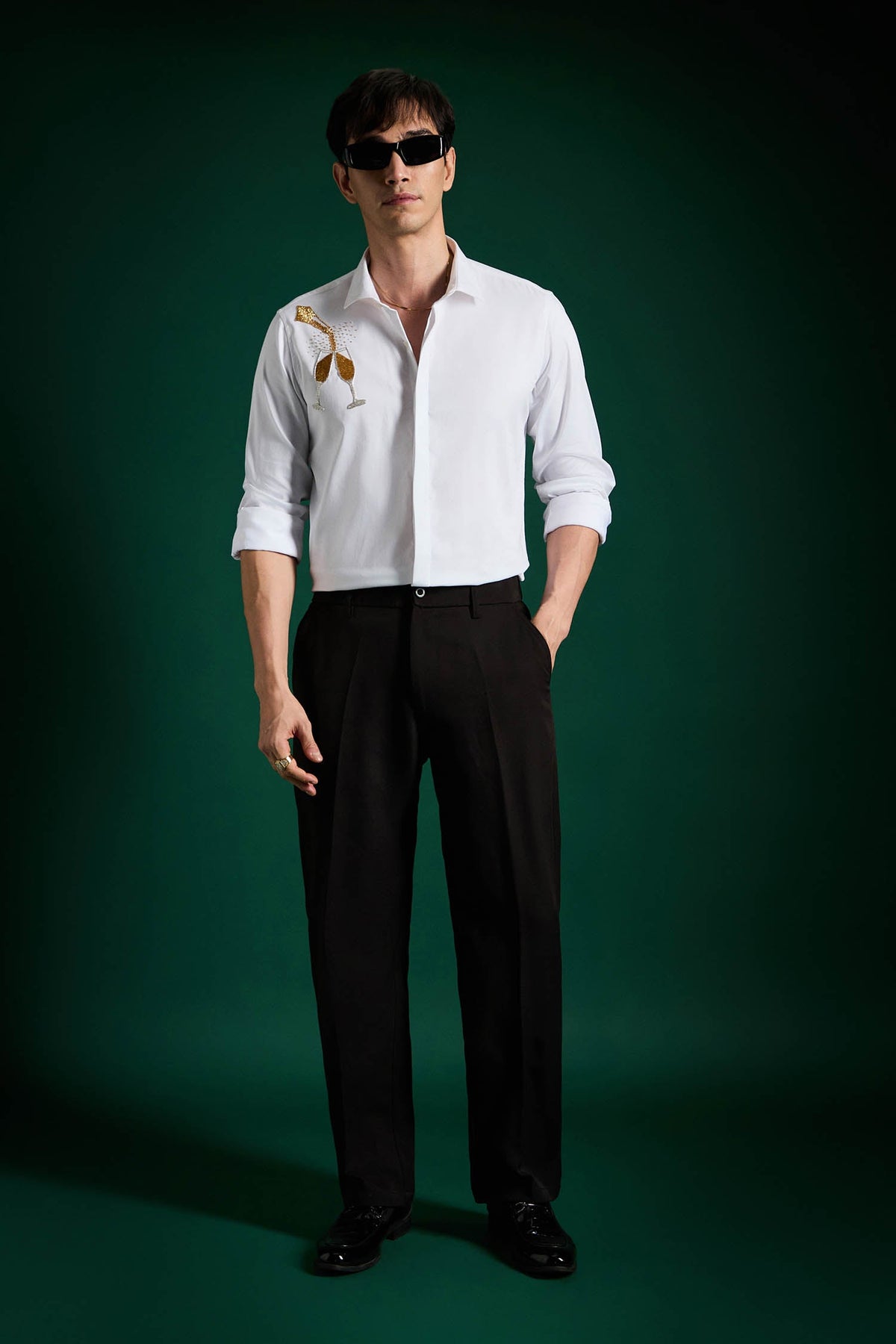 The Champagne Shirt - White