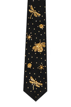 Worker Bees- Hand Embroidered Designer Tie