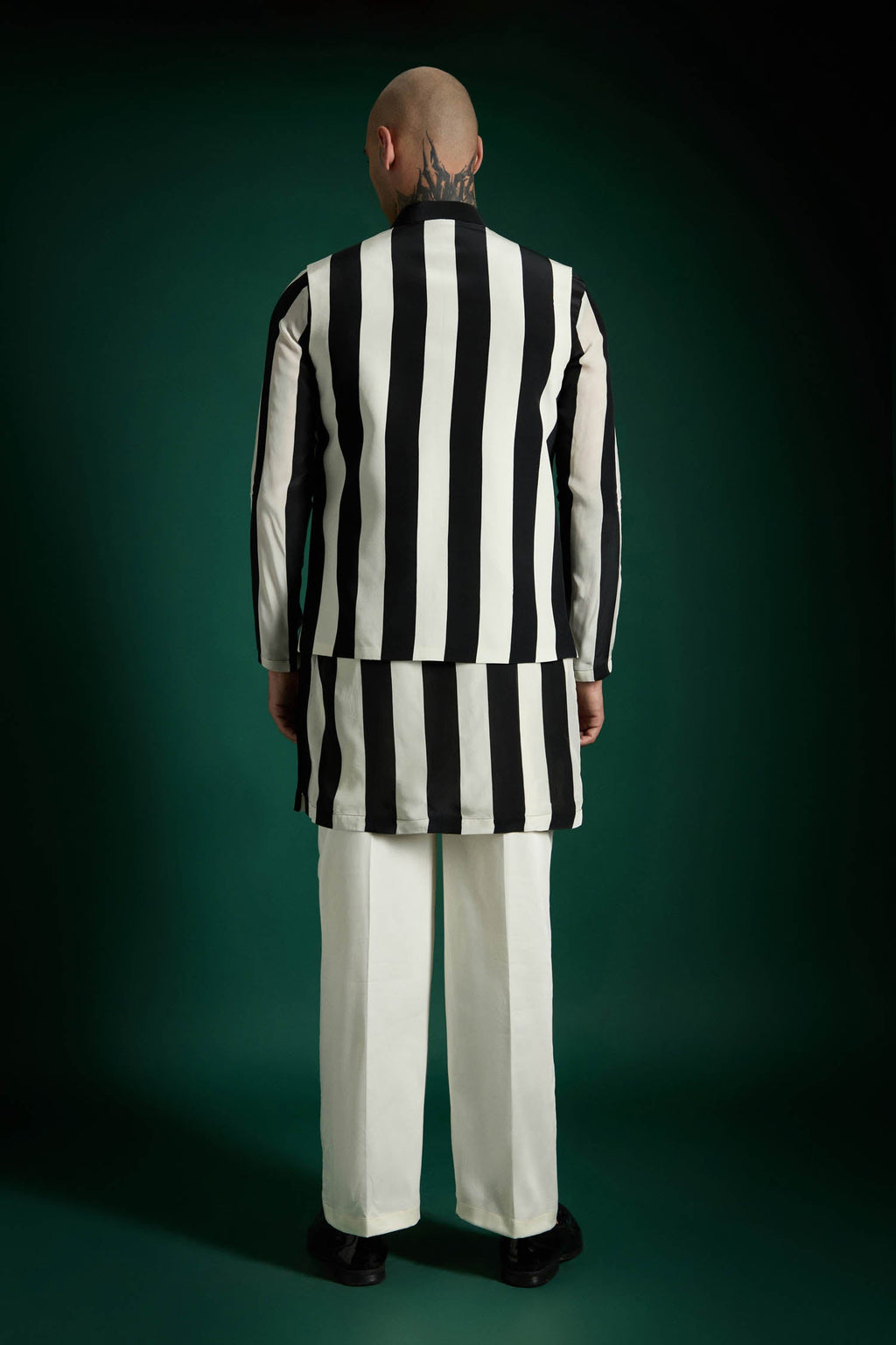 Regalia- Hand Embroidered Designer Bundi Kurta