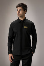 Komal Kothari Hand Embroidered Designer Shirt - Black