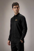 Komal Kothari Hand Embroidered Designer Shirt - Black