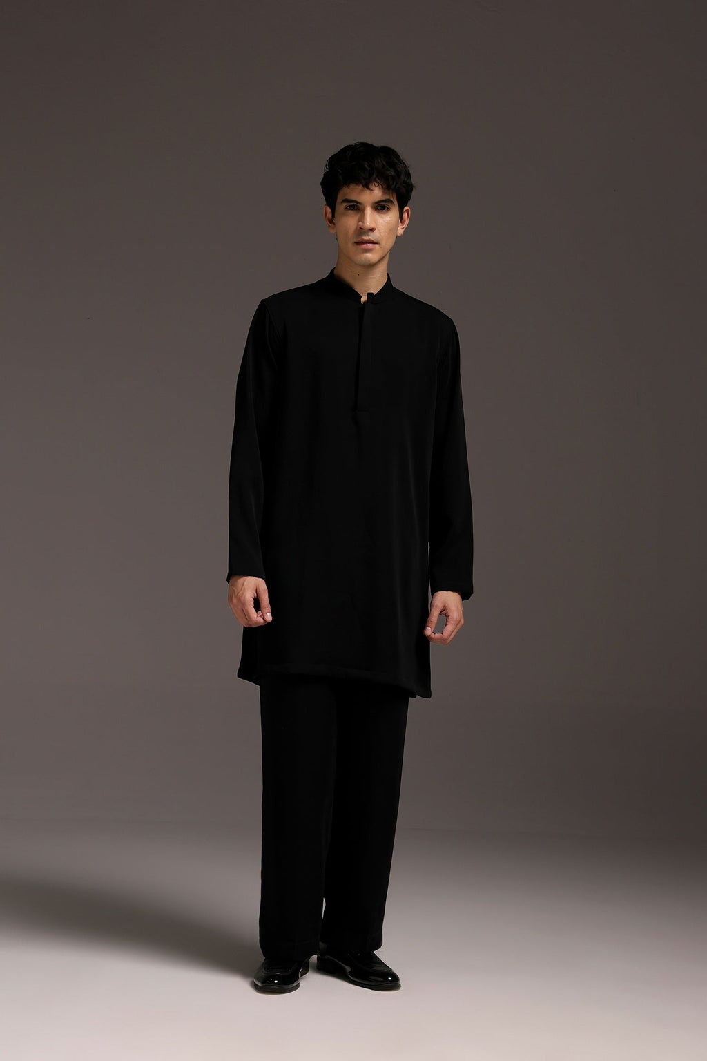 Black Designer Kurta Set