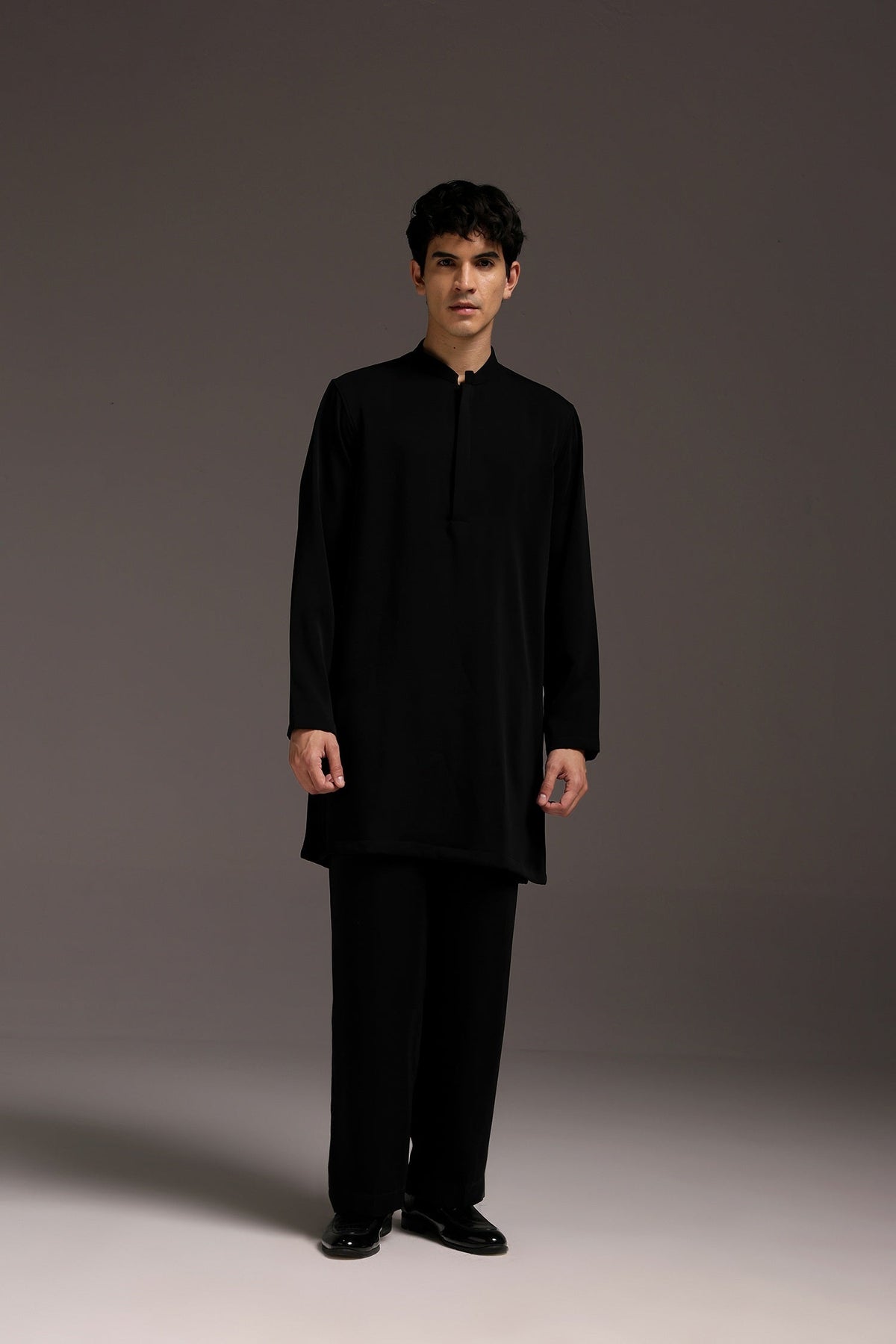 Black Designer Kurta Set