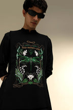 God.Money.Love - Hand Embroidered Designer Bib - Black