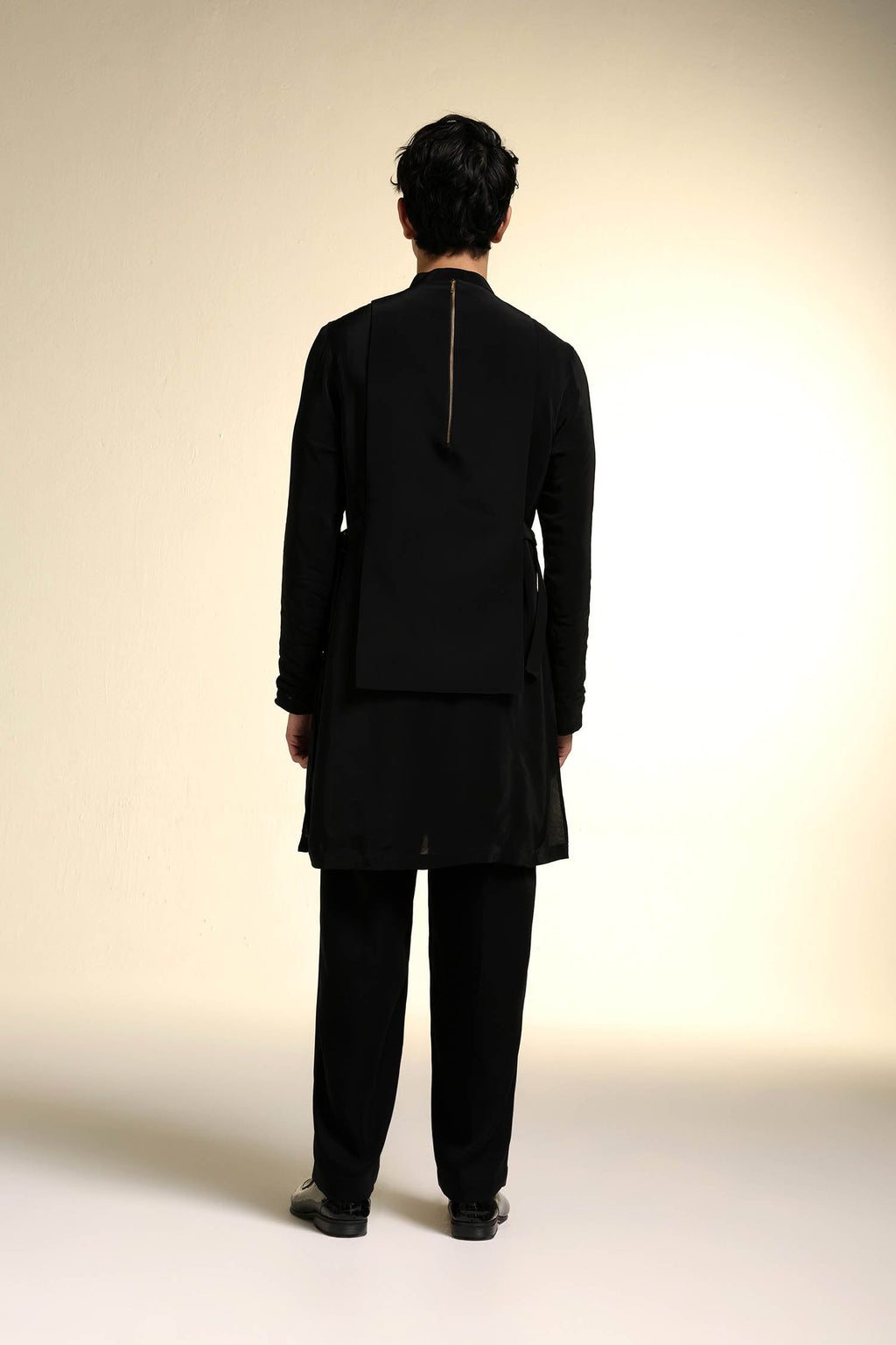 Obsidian - Hand Embroidered Designer Bib - Black