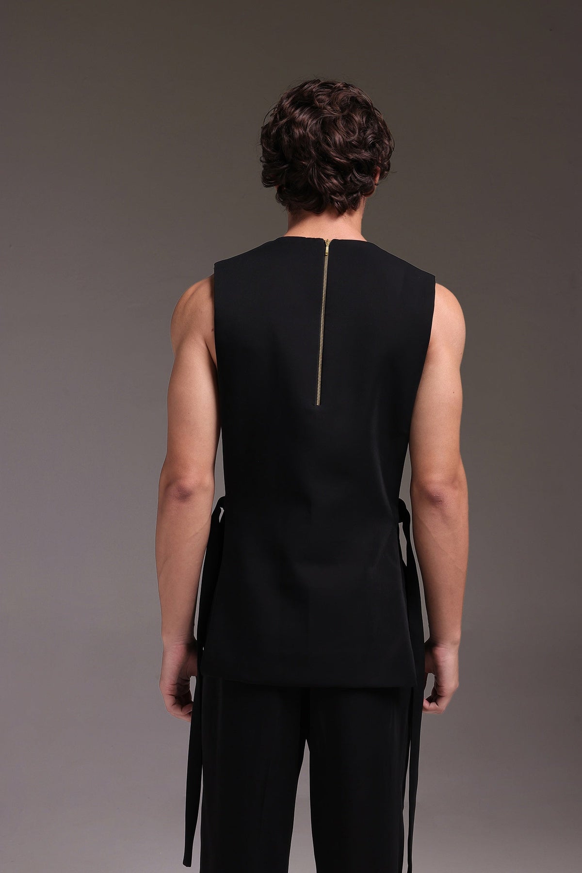 I Built Me - Hand Embroidered Designer Bib - Black