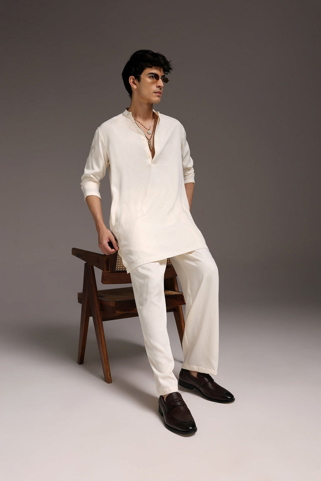 Ivory Designer Kurta Set