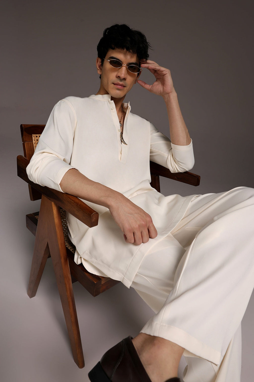 Ivory Designer Kurta Set
