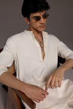 Ivory Designer Kurta Set