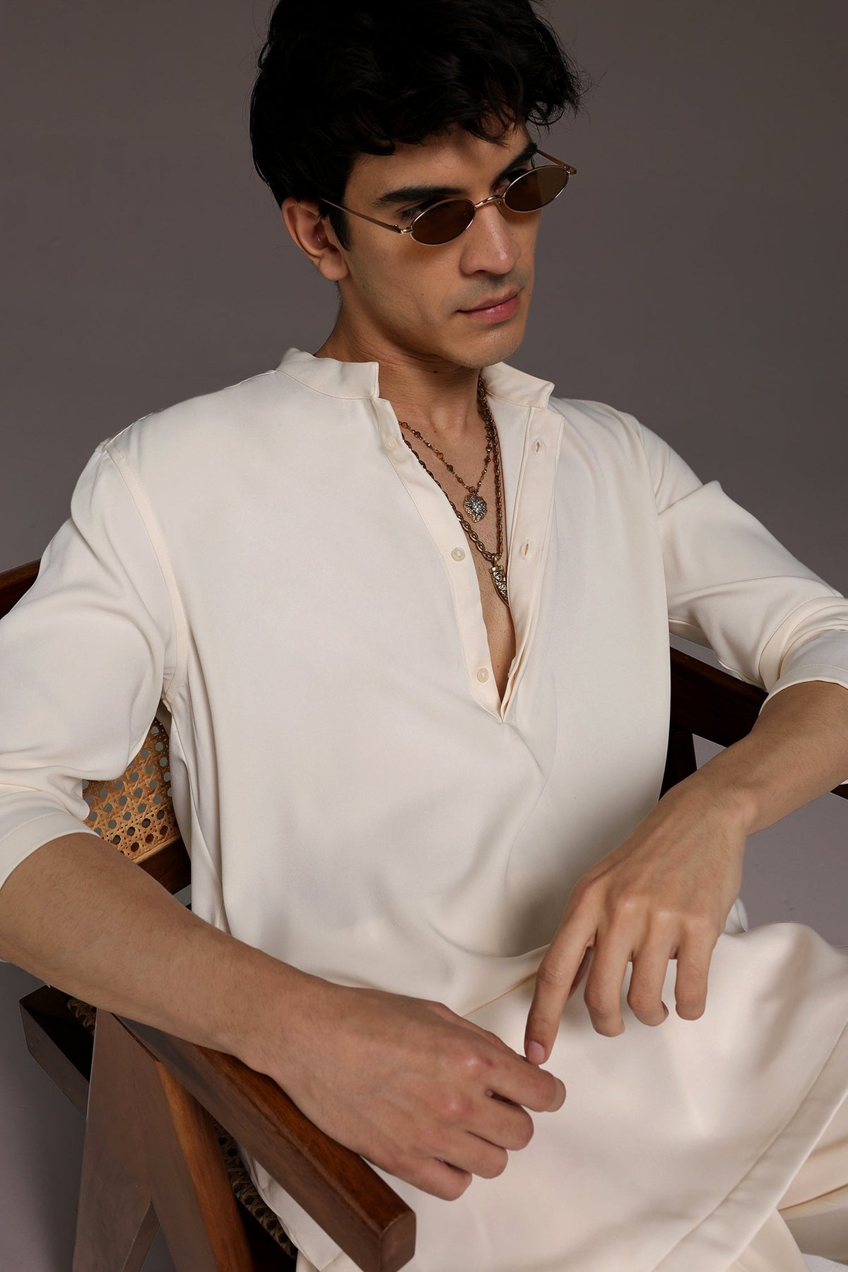 Ivory Designer Kurta Set