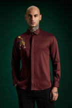 The Champagne Shirt - Wine