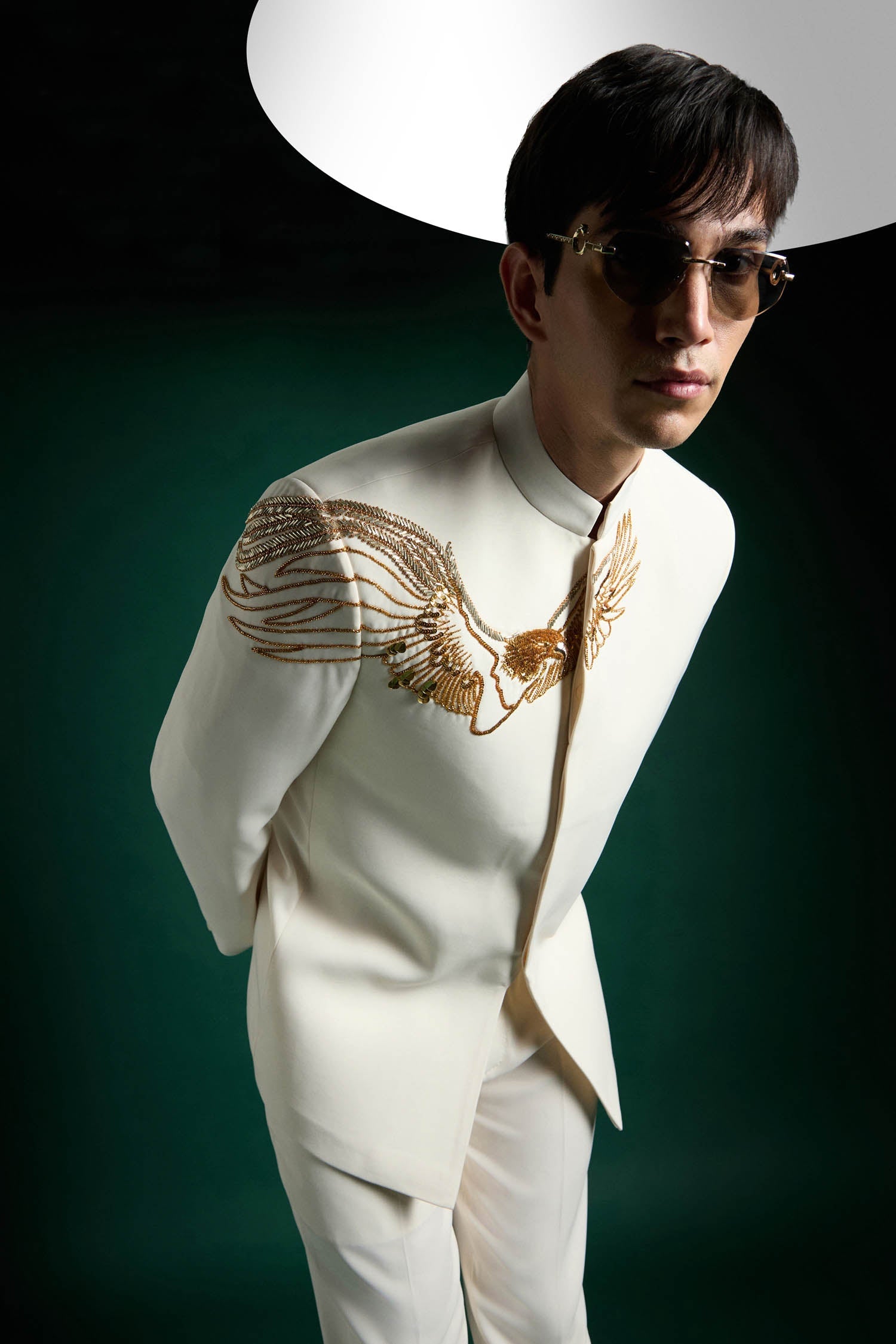 Eagle Hand Embroidered Bandhgala