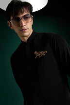 Hunter(Leopard) - Hand Embroidered Designer Bundi