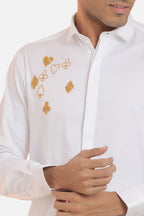 The Four Suits Shirt - White