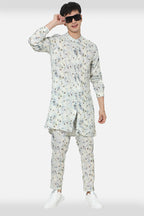 Light Green Printed Kurta Set