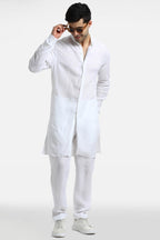 White Linen Kurta