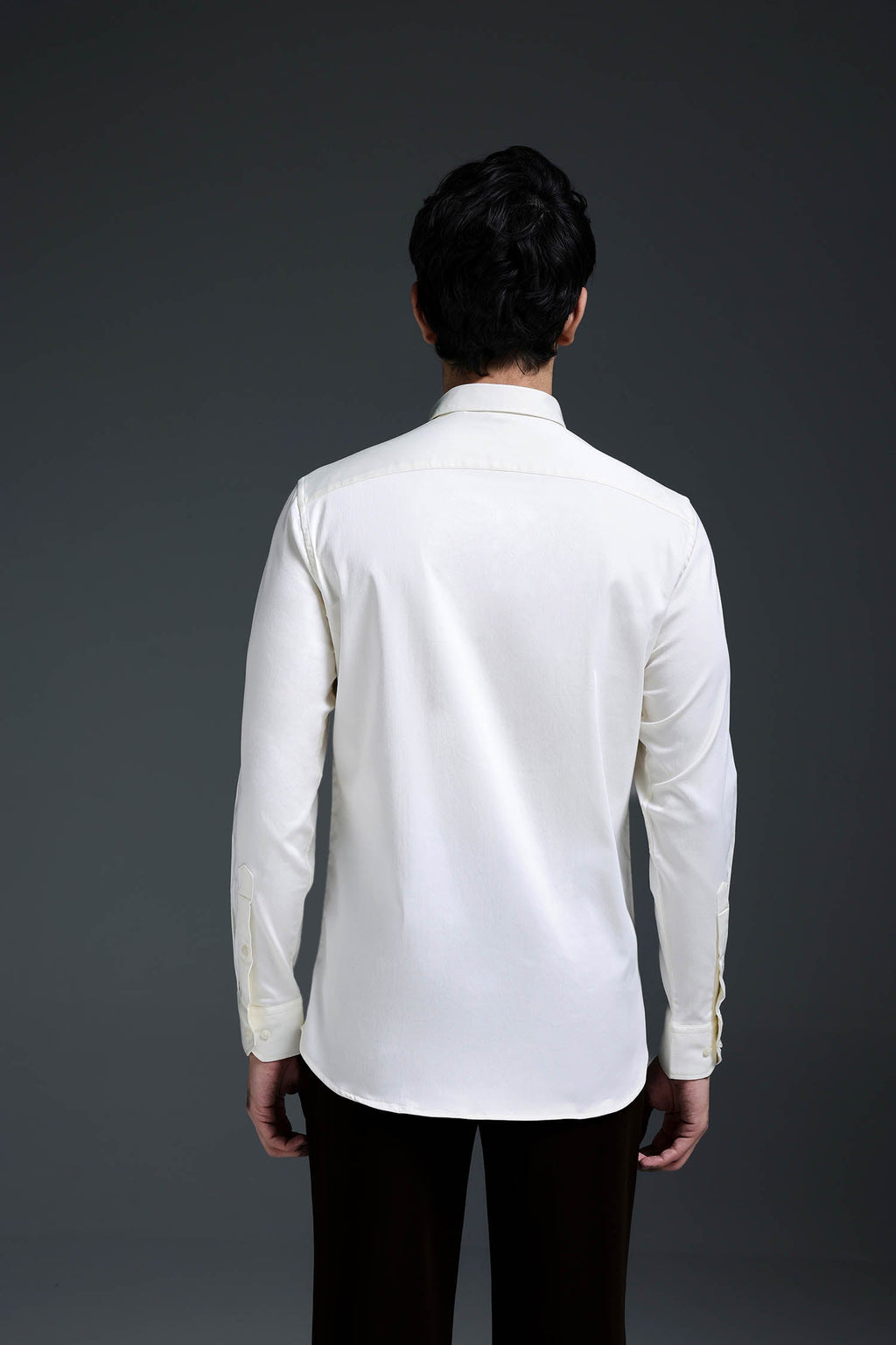 Zodiac Signs - Hand Embroidered Designer Shirt - Ivory