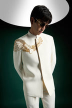 Eagle Hand Embroidered Bandhgala