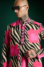 Wild Flower-hand Embroidered Designer Bundi