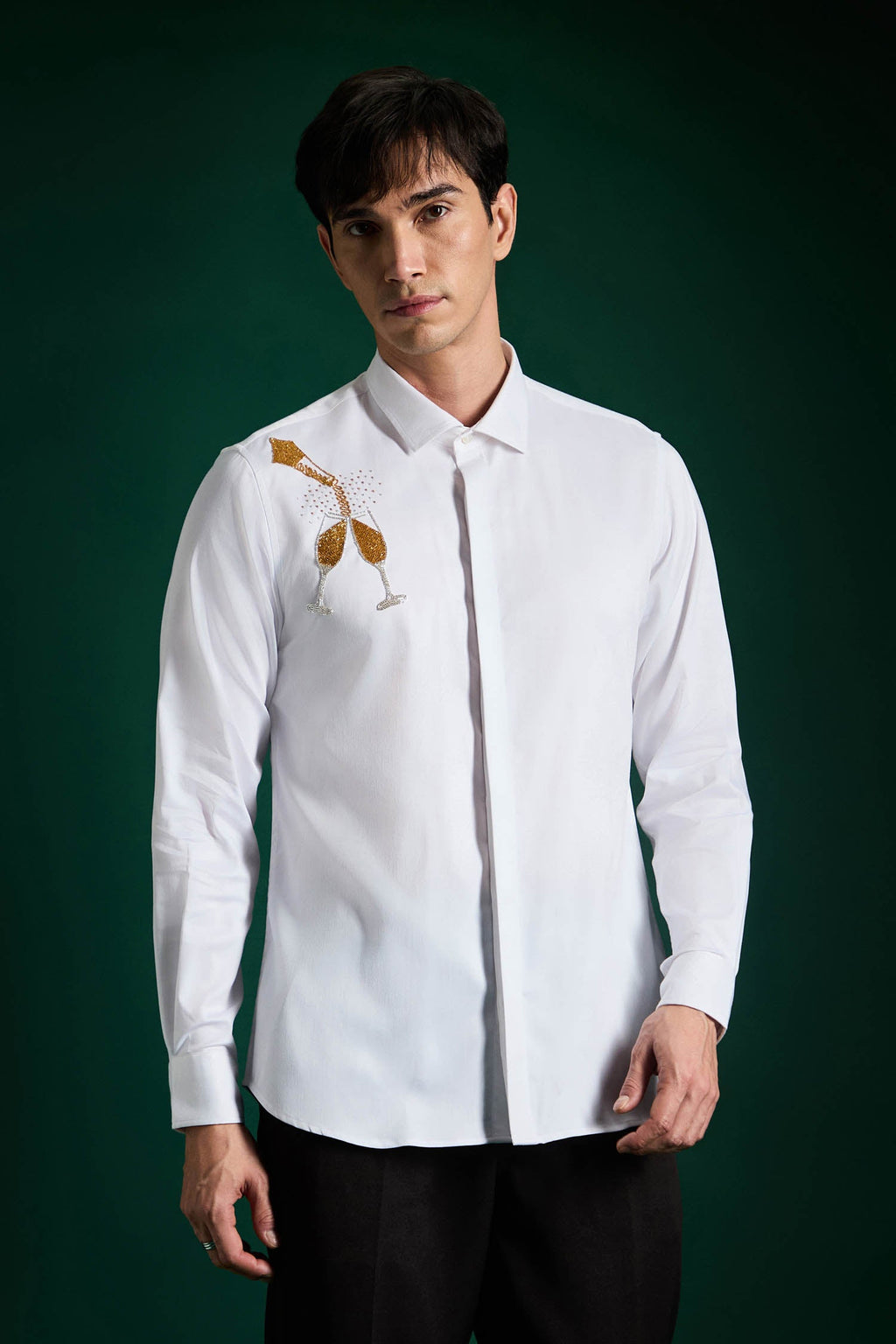 The Champagne Shirt - White